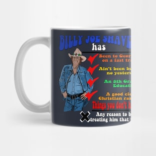 Billy Joe Shaver's Checklist Mug